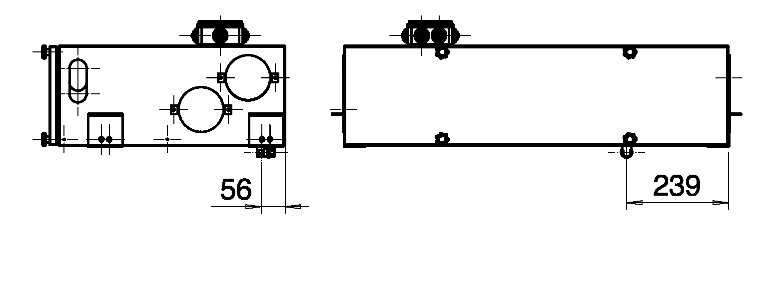 Condensing water outlet dimensioning